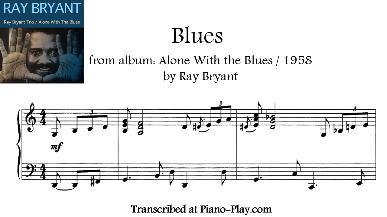transcription Blues - Ray Bryant