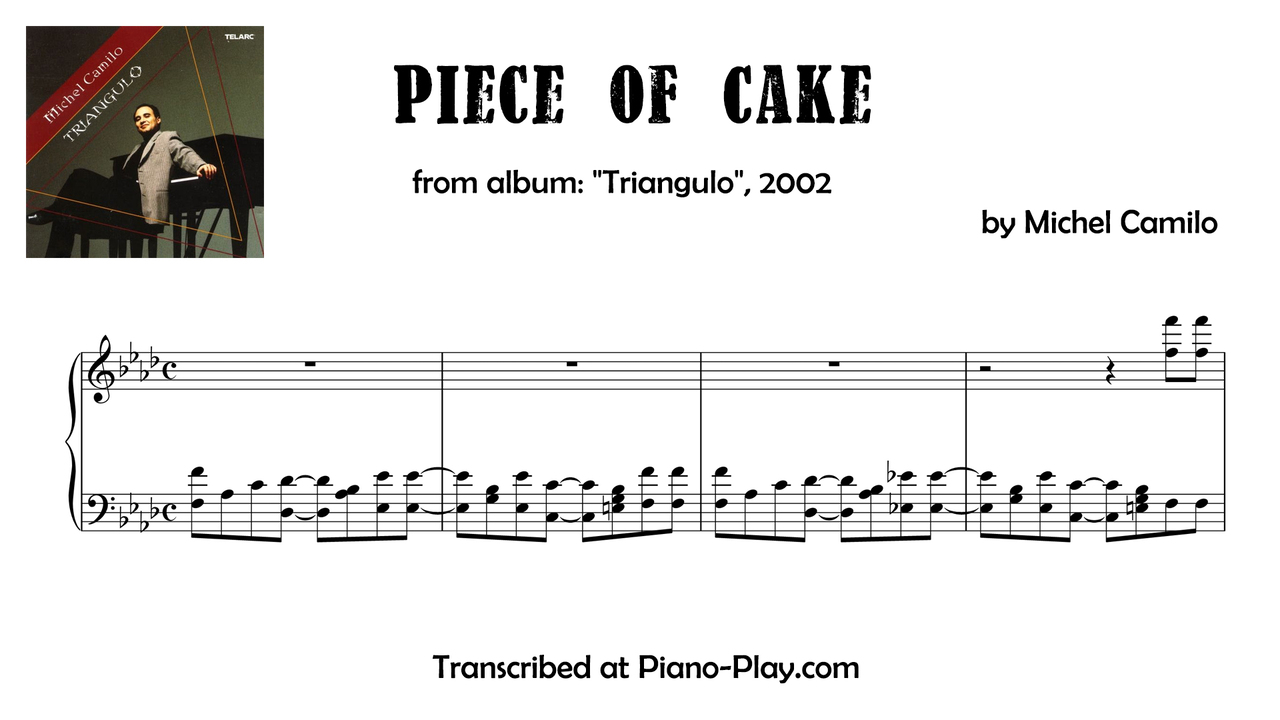 transcription Piece of Cake - Michel Camilo