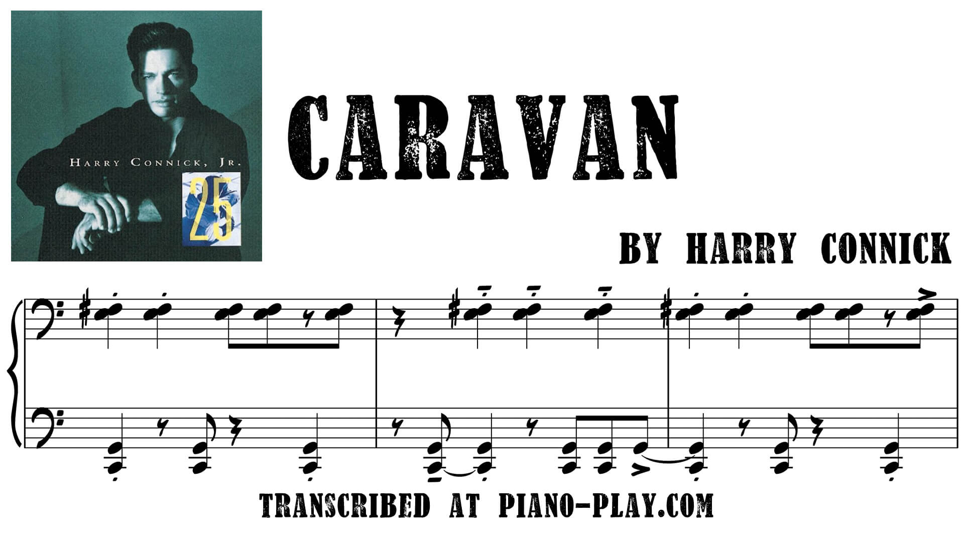 transcription Caravan - Harry Connick