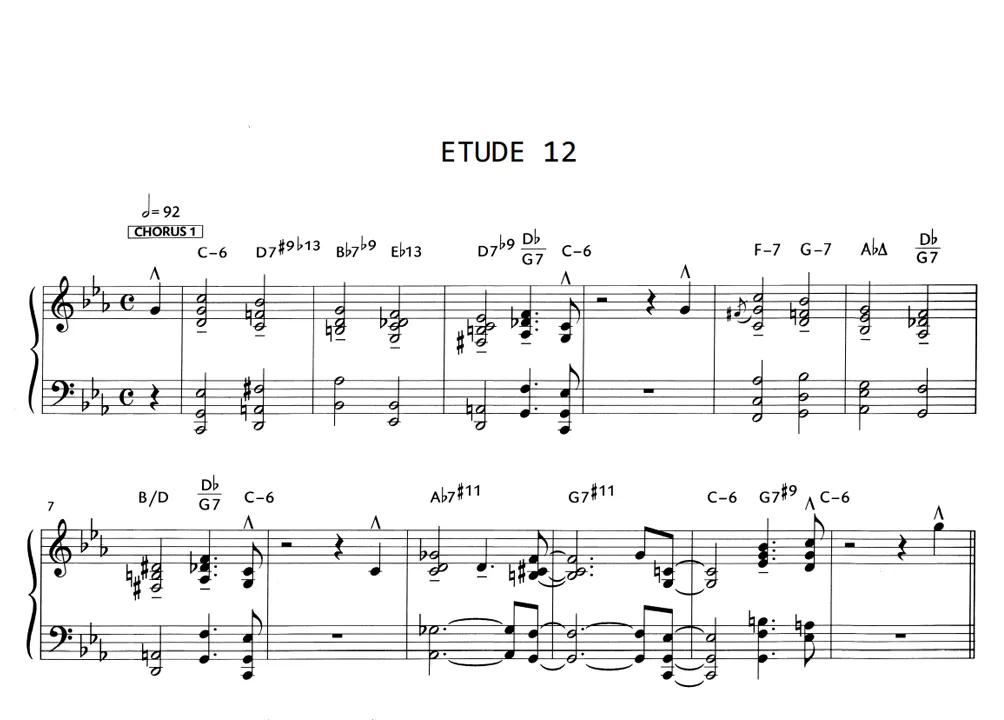 Etude #12 sample
