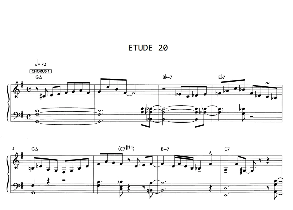 Etude #20 sample