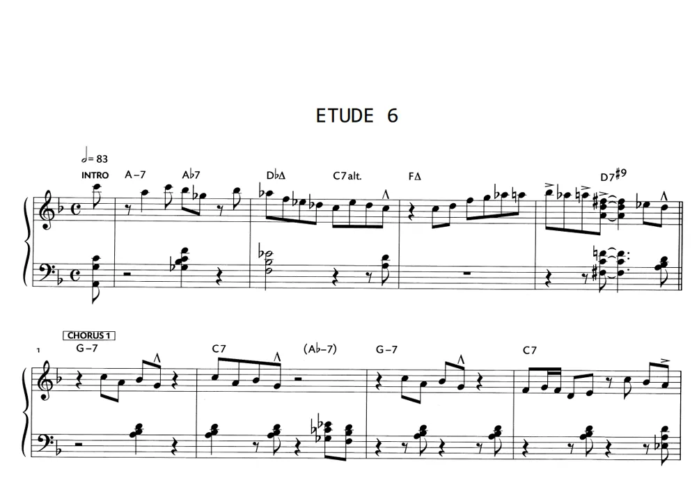 Etude #6 sample
