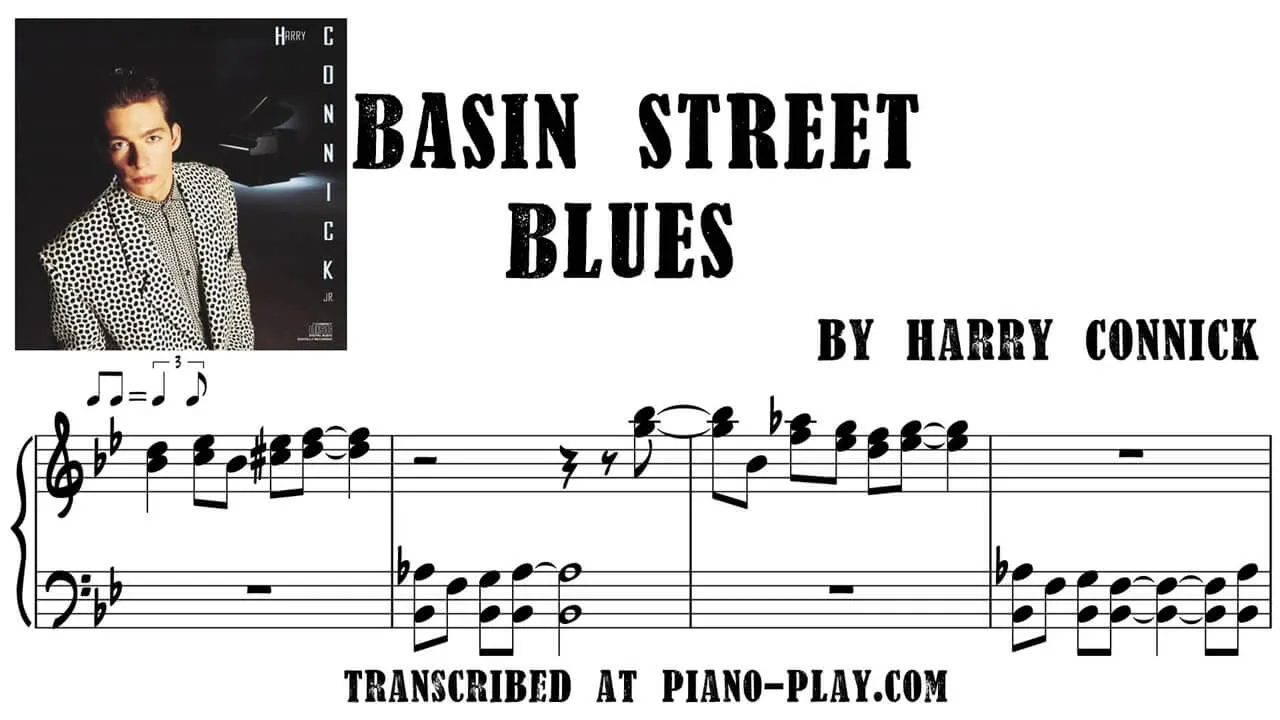 Harry Connick - Basin street blues Full Transcription Sample