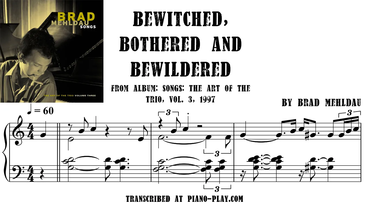 Brad Mehldau - Bard Transcription