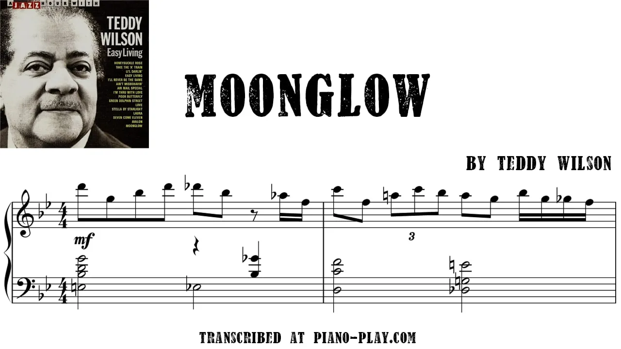 Teddy Wilson - Moonglow Full Transcription Sample