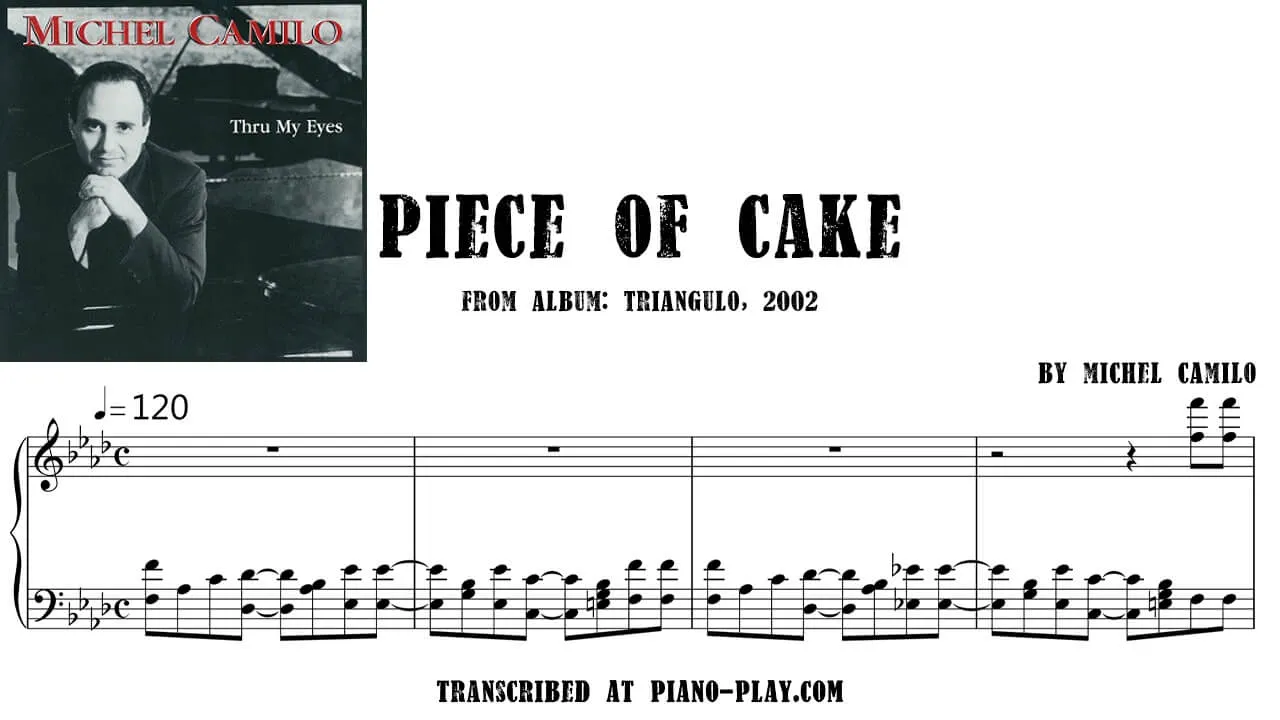 Michel Camilo - Piece of Cake Full Transcription Sample