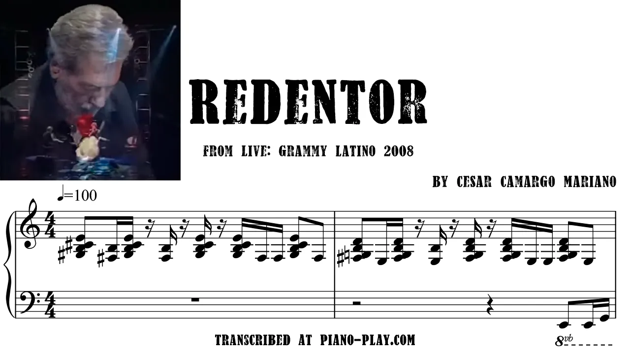 Cesar Camargo Mariano - Redentor Transcription