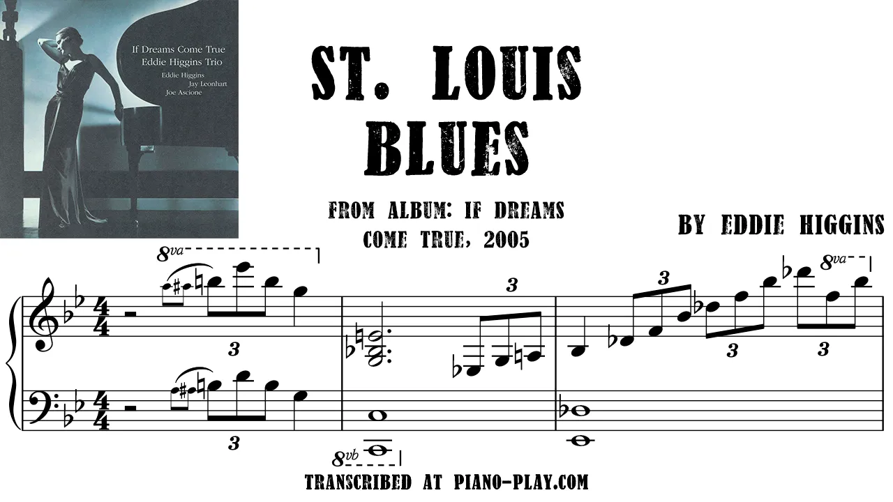 Eddie Higgins - St.Louis Blues Transcription