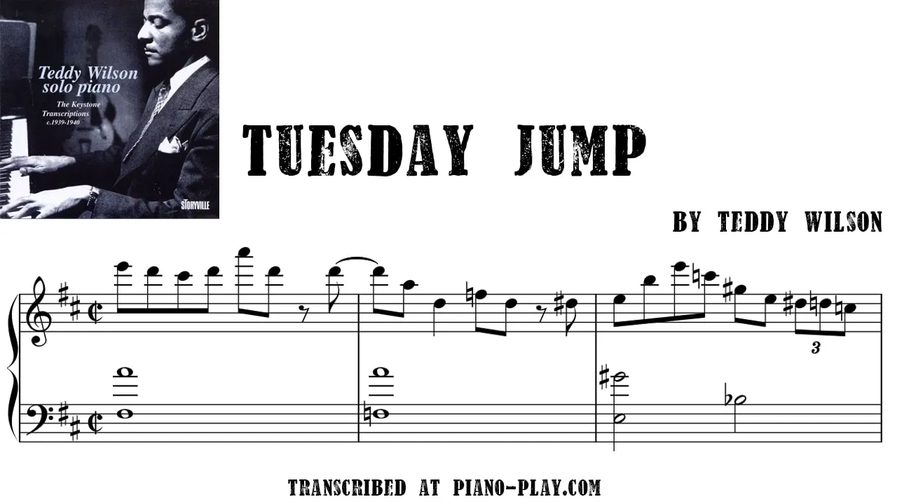 Teddy Wilson - Tuesday jump Full Transcription Sample