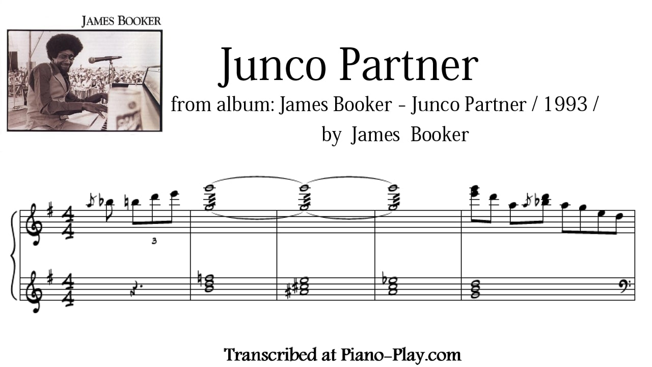 transcription Junco Partner - James Booker